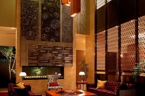 Siddeområde i lobbyen