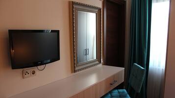 Standard Double Room (French Balcony) | In-room safe, desk, soundproofing, iron/ironing board
