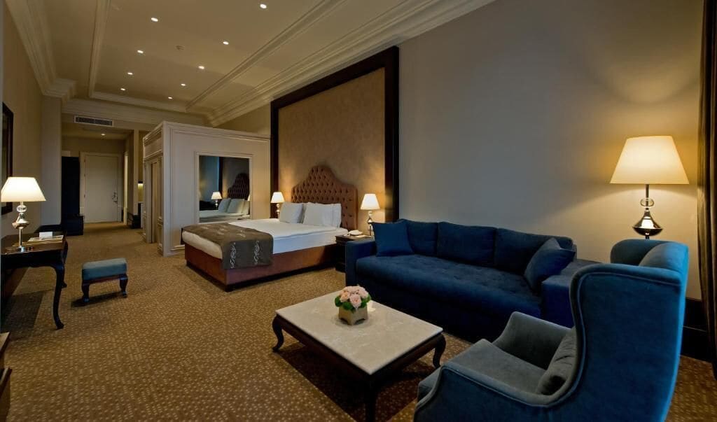 Family Suite, Multiple Beds, Garden Area | Premium bedding, minibar, in-room safe, desk