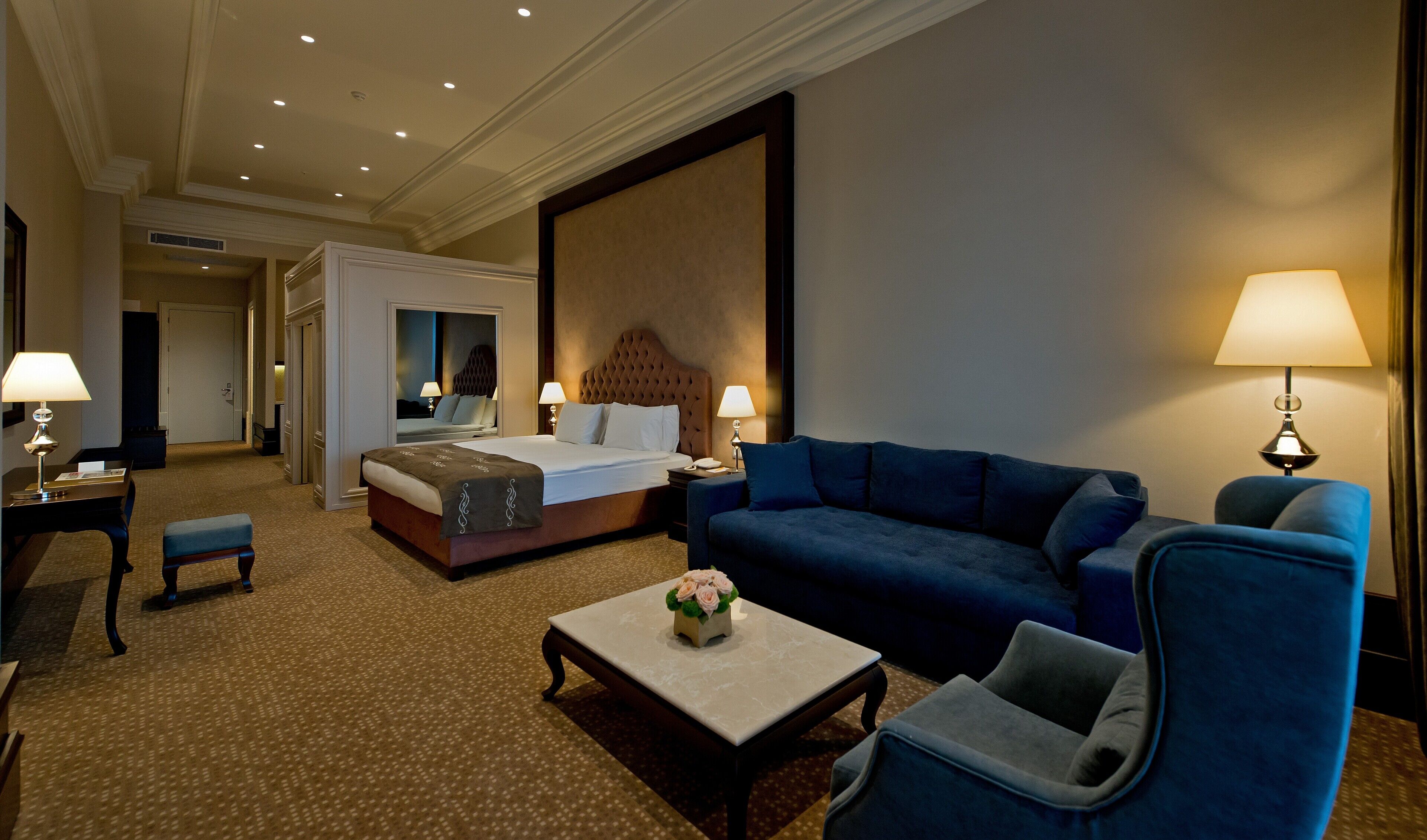 Premium bedding, minibar, in-room safe, desk