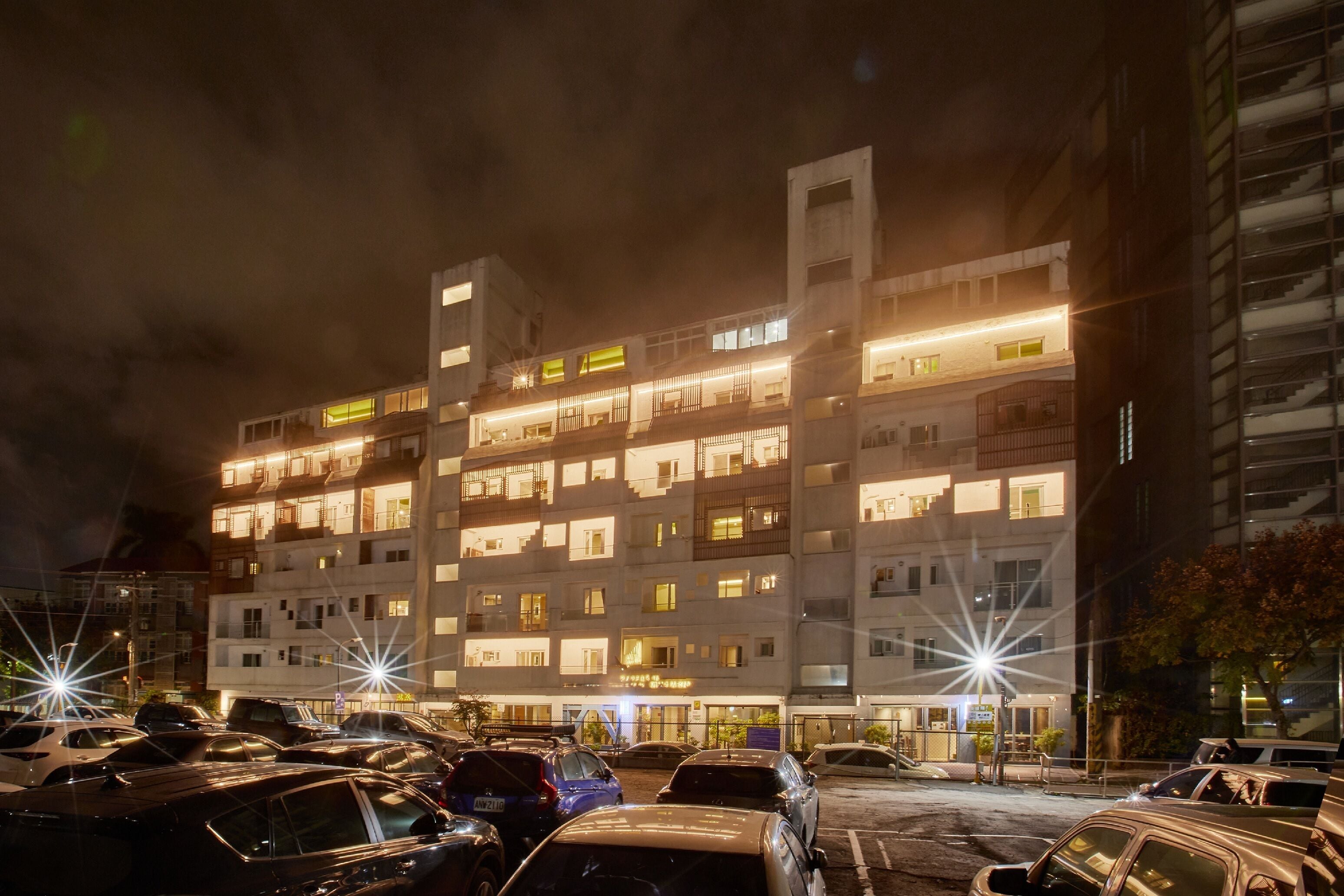 front of property – evening/night