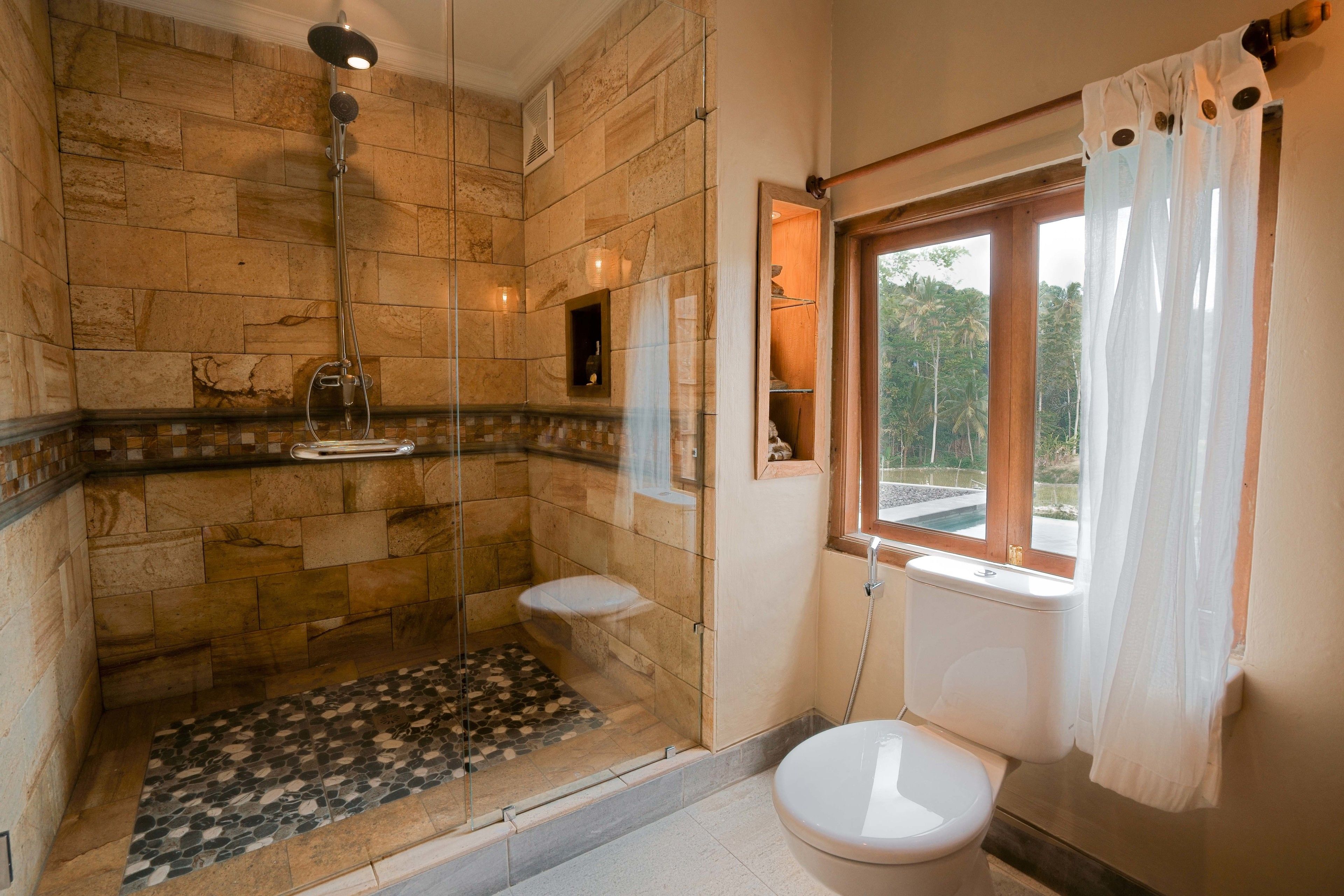 free toiletries, hair dryer, bathrobes, slippers