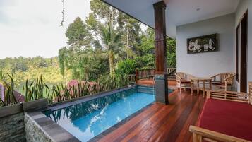 Huvila, 2 makuuhuonetta, yksityinen uima-allas, näköala laaksoon | Näkymä huoneesta