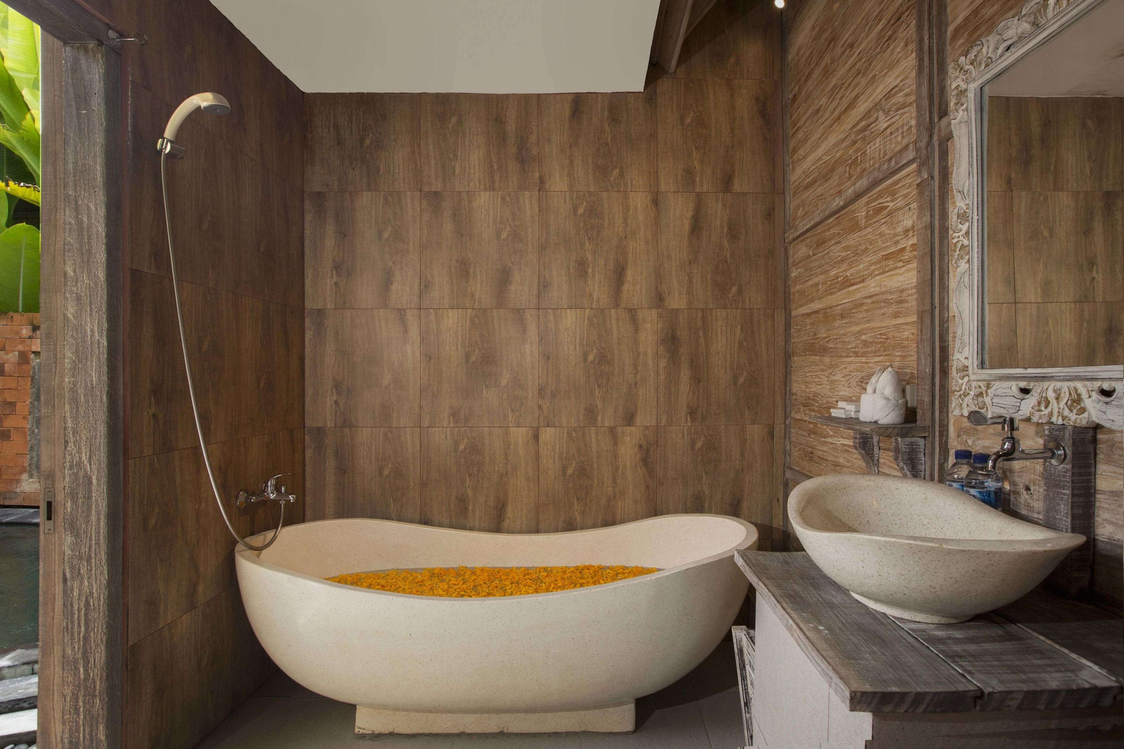 free toiletries, hair dryer, bathrobes, slippers