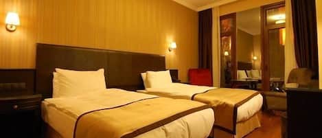 Minibar, in-room safe, desk, blackout curtains