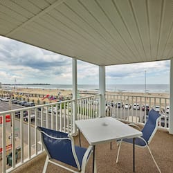 Oceanfront King Room with private Balcony and Ocean view | View from room