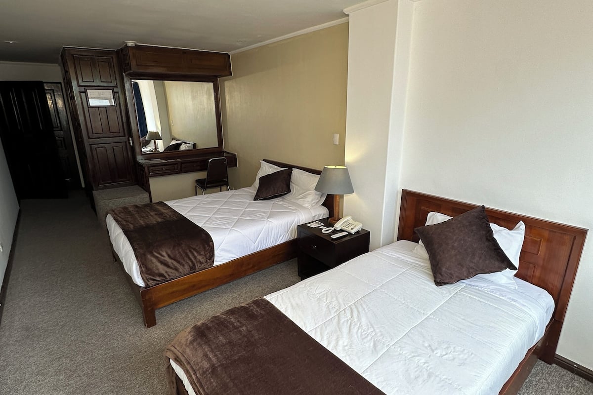 Standard Double Room, 1 Bedroom, Private Bathroom, City View | 1 bedroom, premium bedding, down comforters, desk