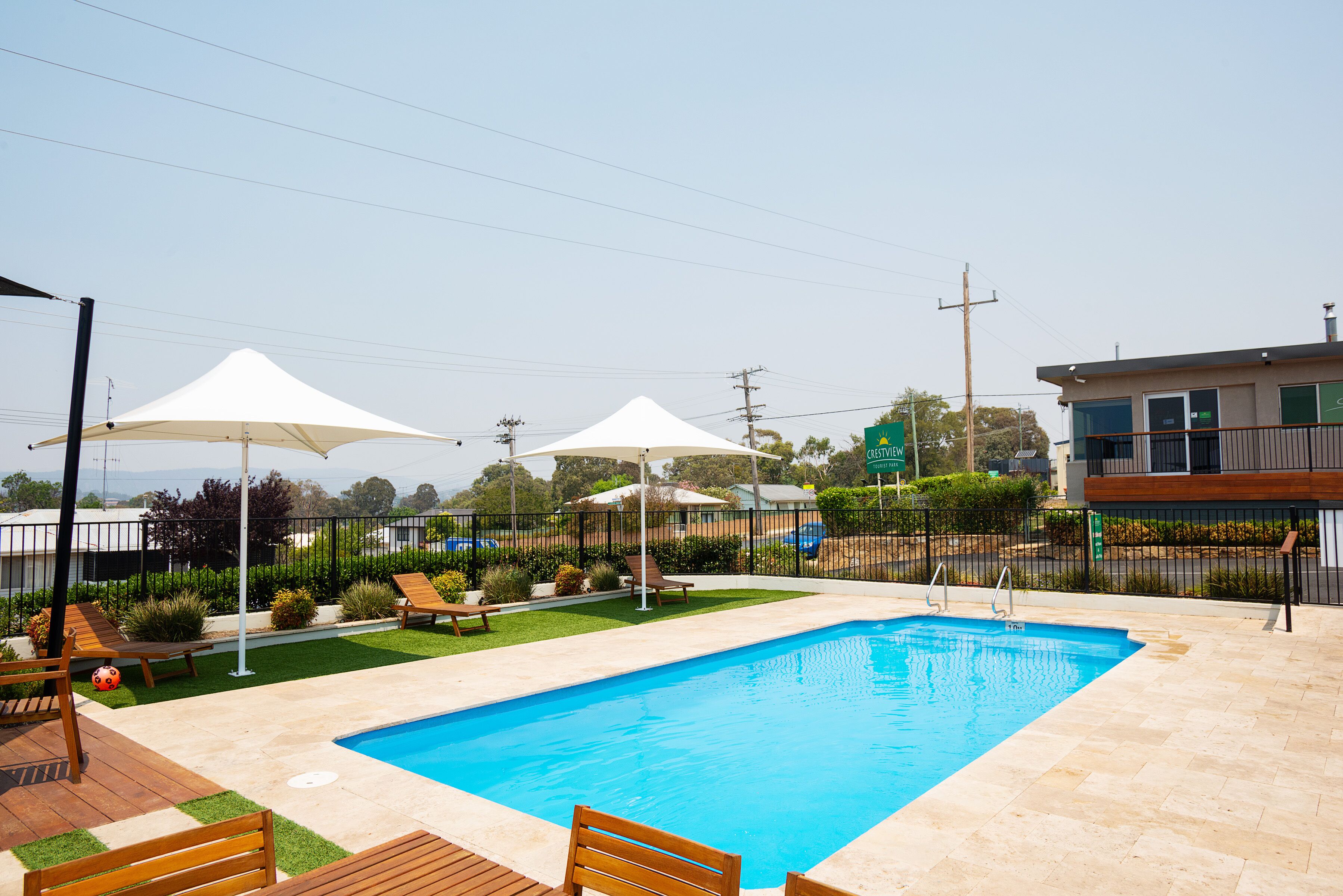 Seasonal outdoor pool