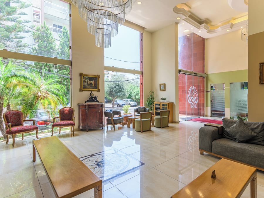 Sala de estar en el lobby