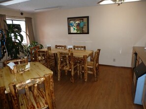 Fridge, microwave, coffee/tea maker