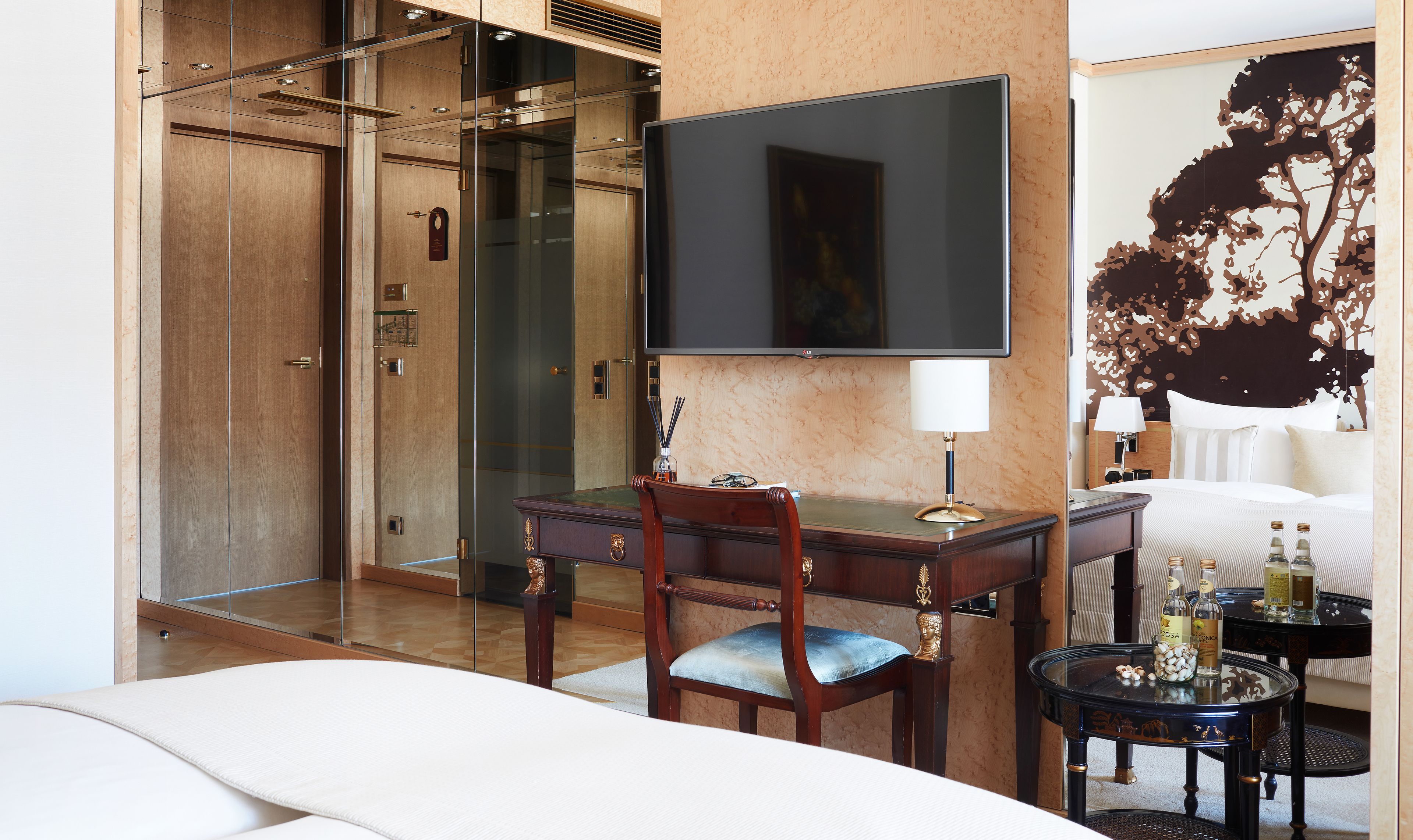 Egyptian cotton sheets, premium bedding, down duvets, in-room safe