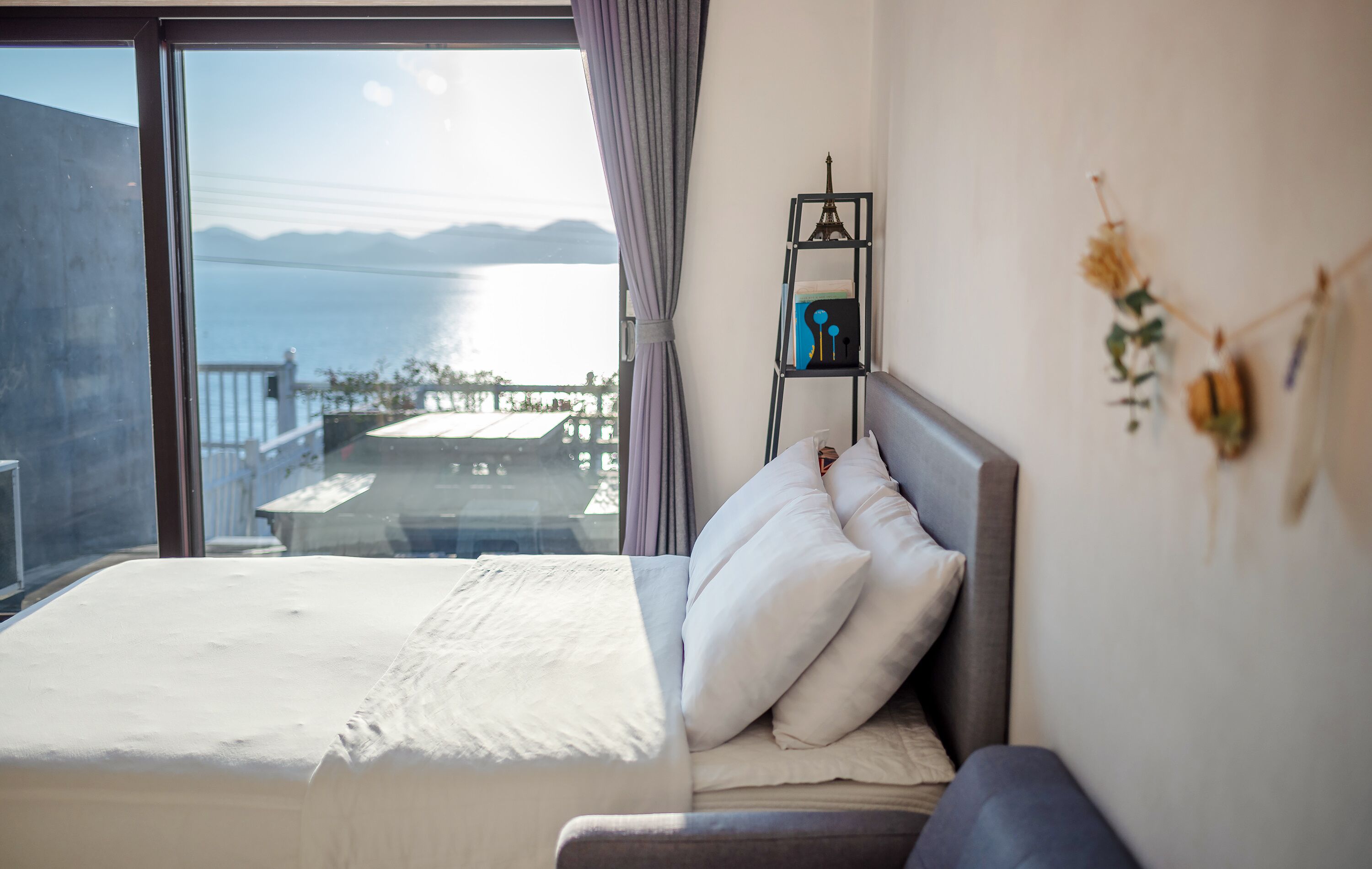 superior double room, terrace, ocean view (shamu) | 1 bedroom, premium bedding, blackout curtains, soundproofing