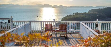 Superior Double Room, Terrace, Ocean View (Shamu) | Beach/ocean view