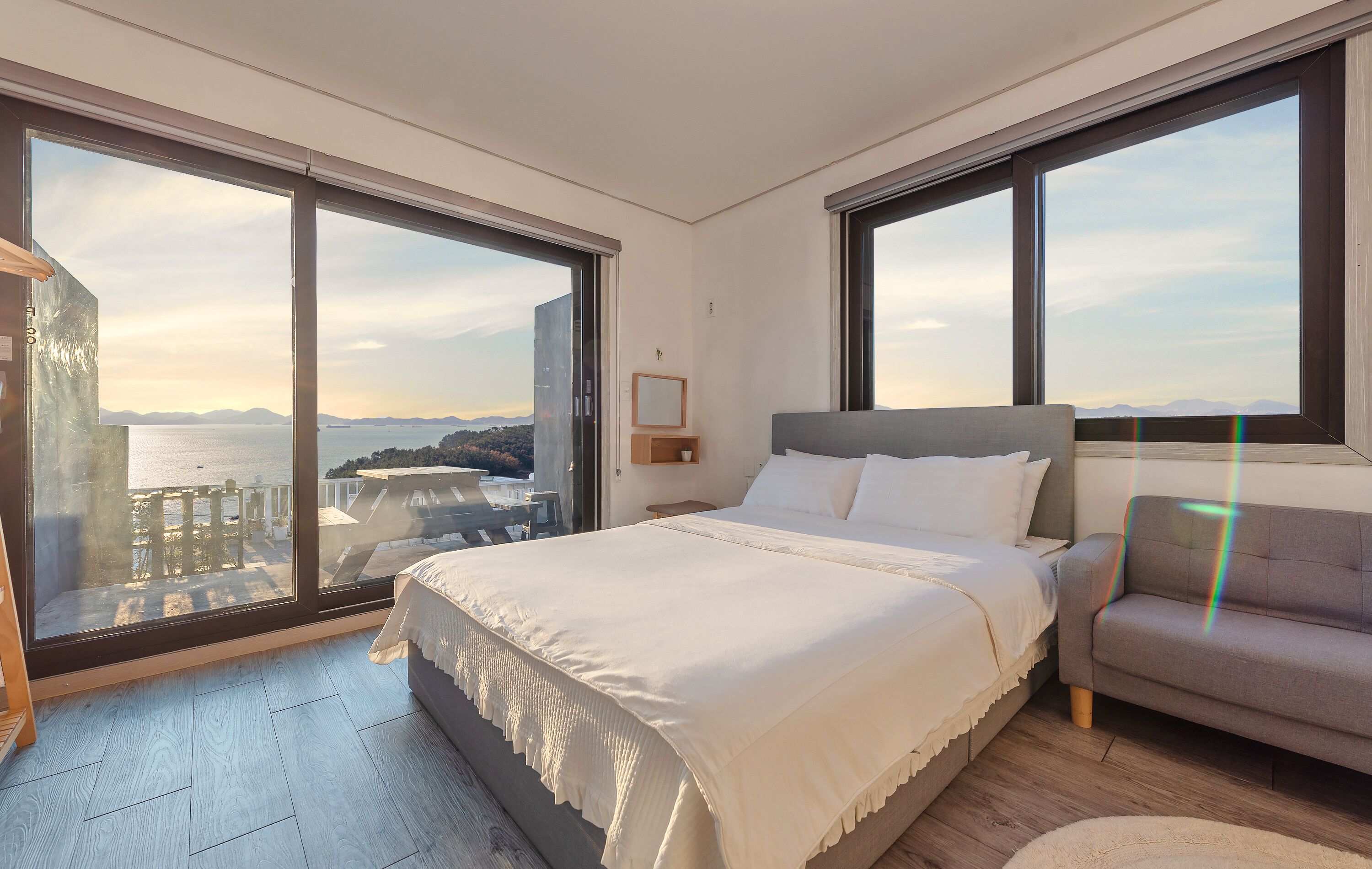 superior double room, terrace, ocean view (pico) | 1 bedroom, premium bedding, blackout curtains, soundproofing