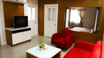 Standard Room, 1 Bedroom | Living room | LCD TV, DVD player