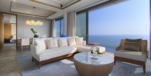 53–tuumainen televisio, jossa kaapelikanavat