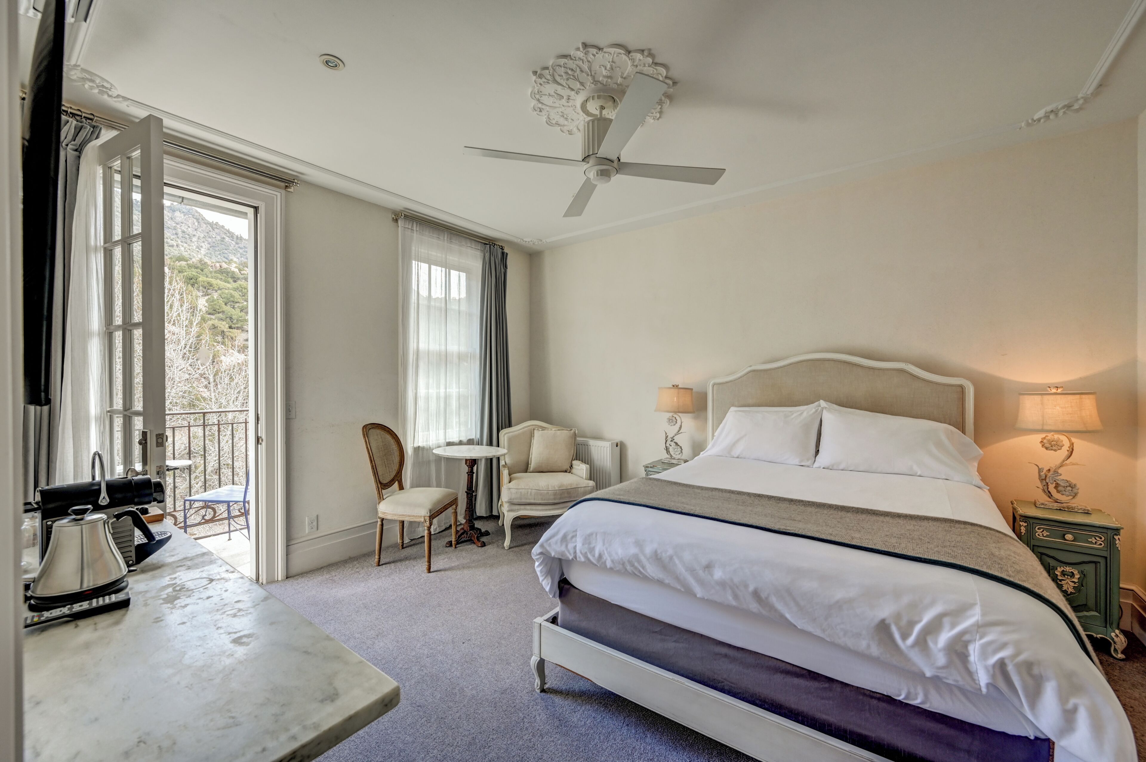 Premium bedding, individually decorated, individually furnished