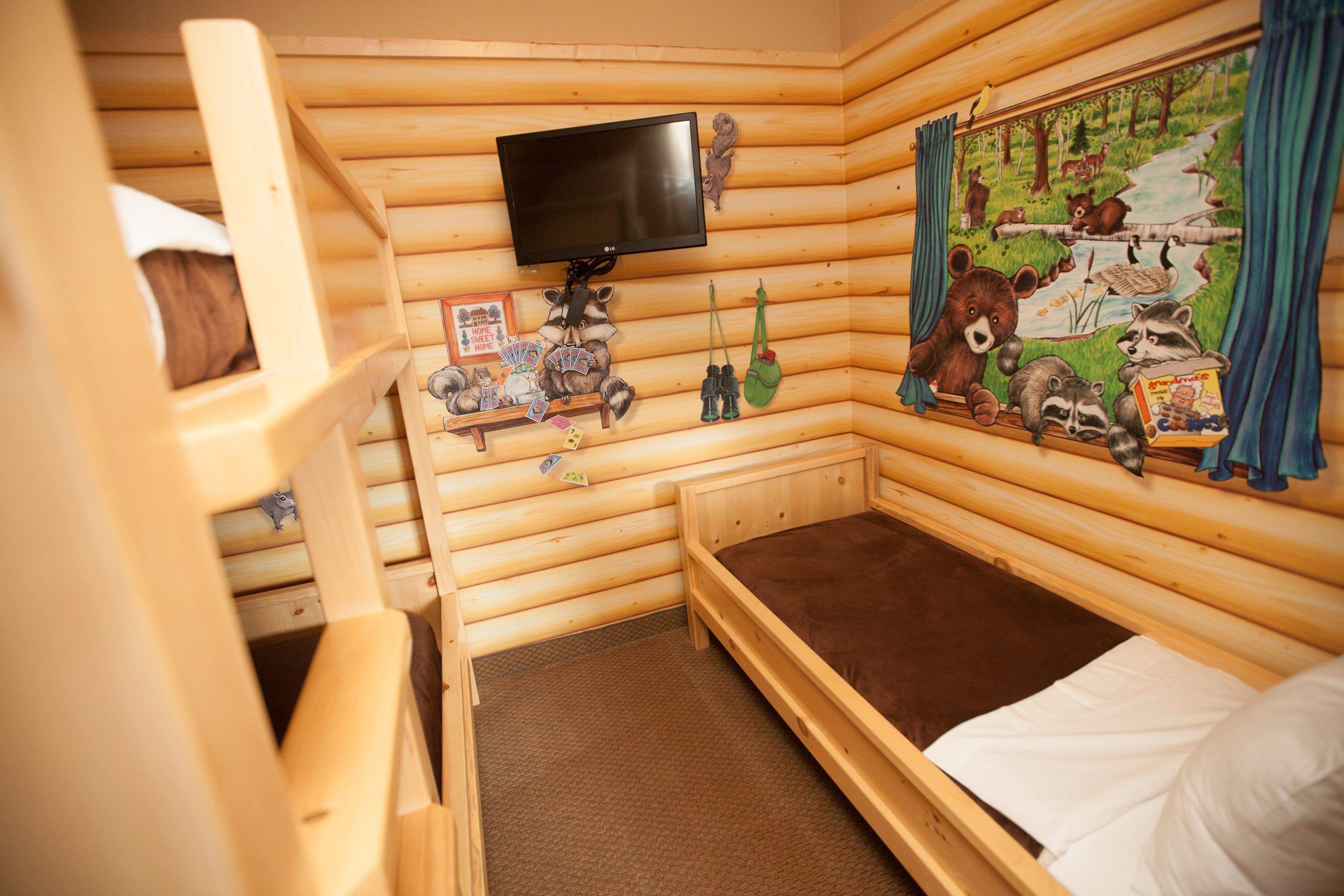junior cabin suite - water park included | in-room safe, iron/ironing board, bed sheets, alarm clocks