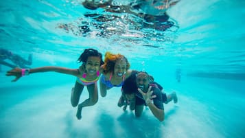 4 indoor pools, seasonal outdoor pool, cabanas (surcharge), sun loungers