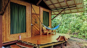 Bungalow, vue jardin