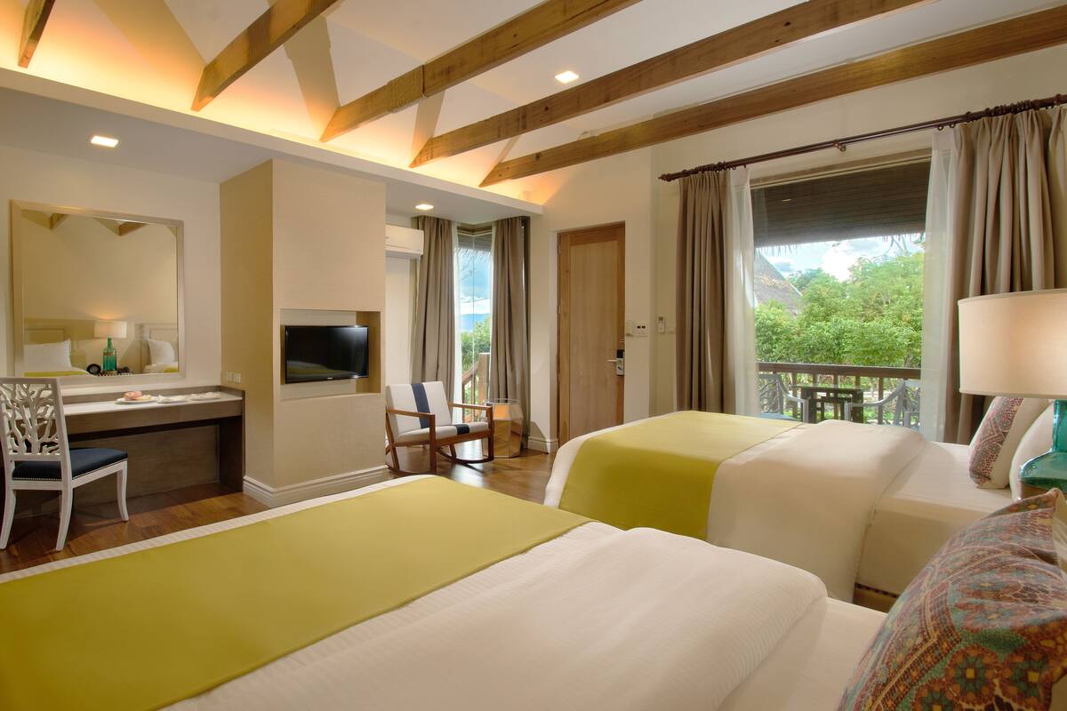 Villa Deluxe (Mithi) | Minibar, caja fuerte, escritorio y camas supletorias