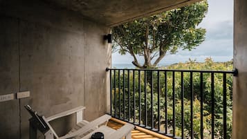Habitación triple | Terraza o patio