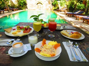 Morgenmadsbuffet hver dag mod et gebyr