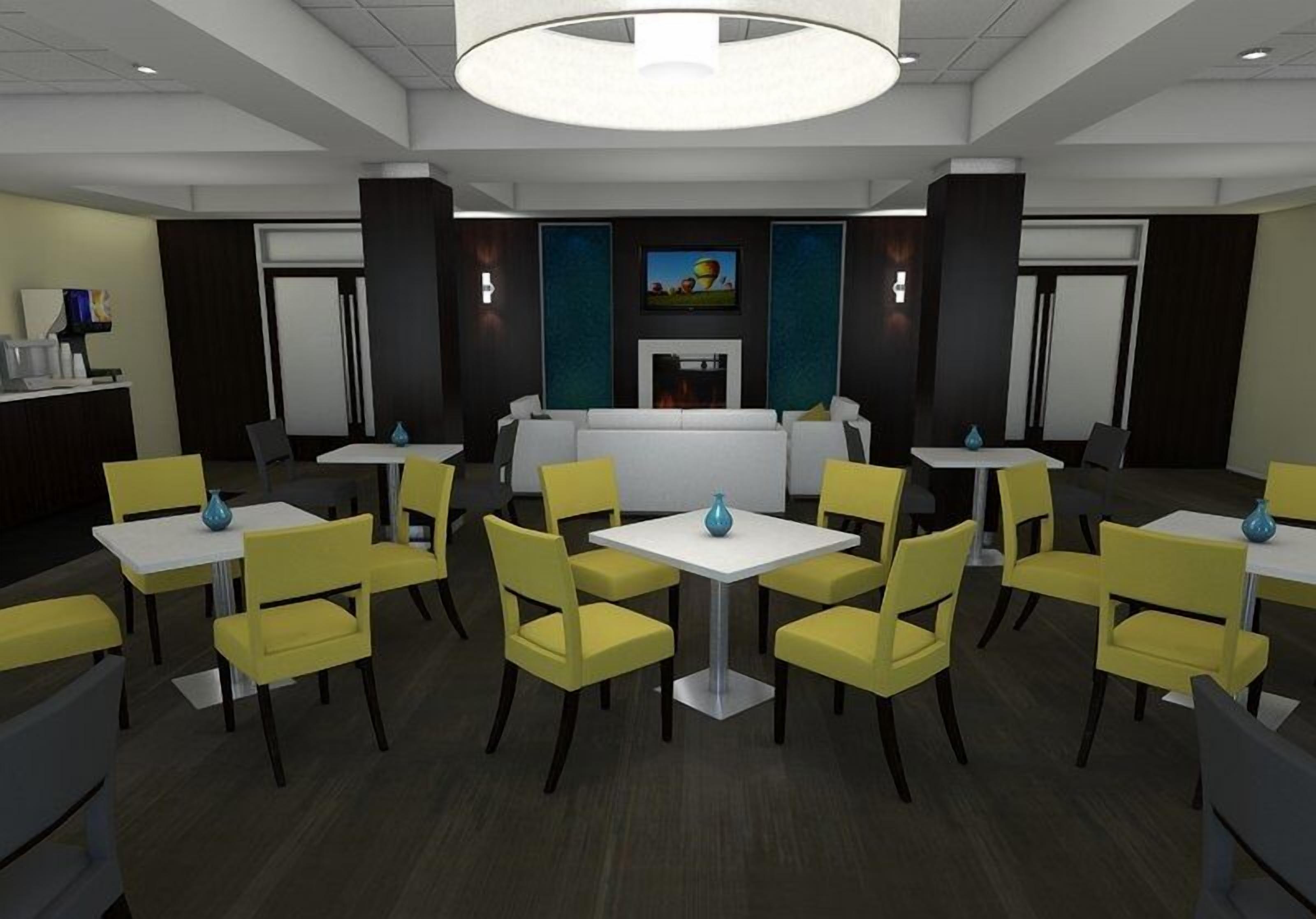 Café da manhã com buffet grátis todos os dias