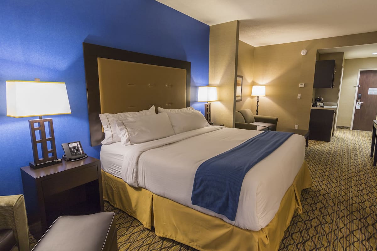 suite, 1 king bed | 1 bedroom, desk, iron/ironing board, free wifi