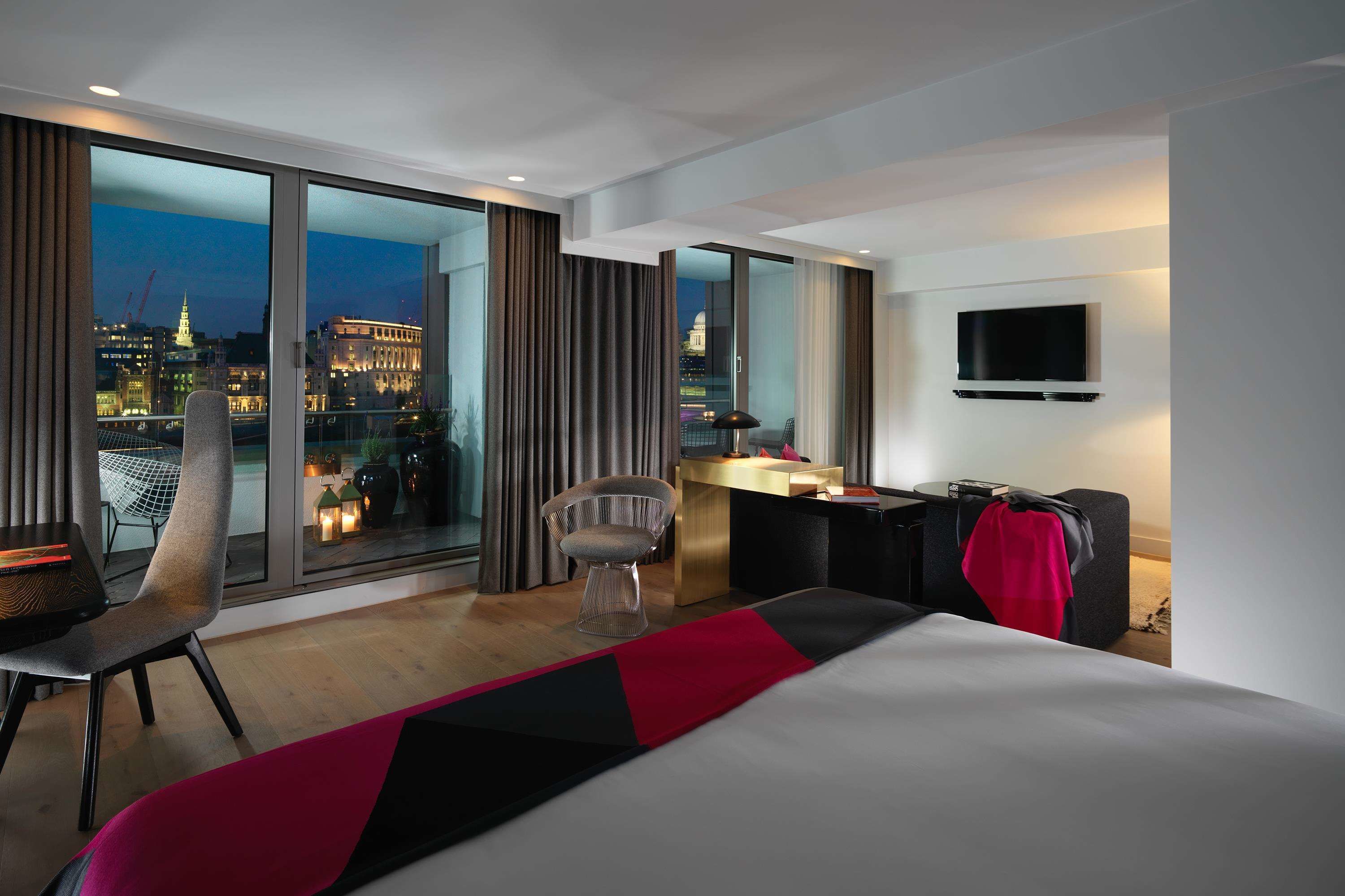 Uitzicht vanuit de kamer