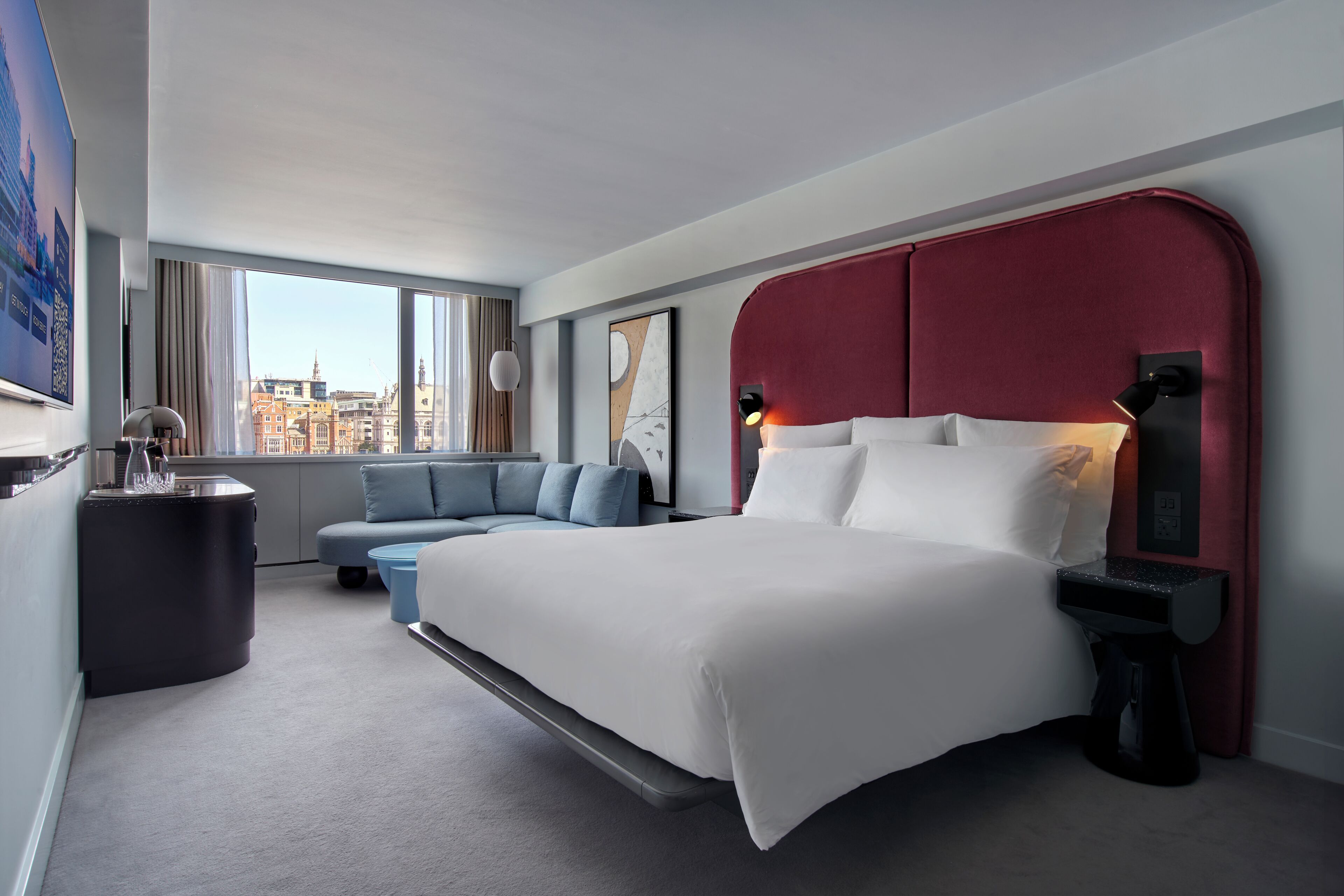 Premium bedding, minibar, in-room safe, desk