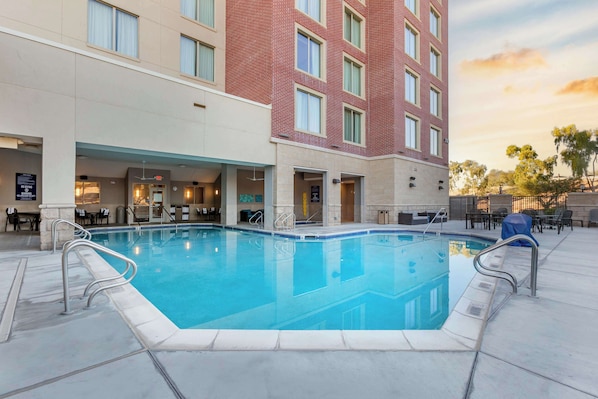 Indoor pool, outdoor pool