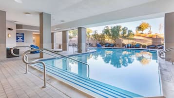 Indoor pool, outdoor pool