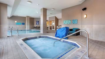 Indoor pool, outdoor pool
