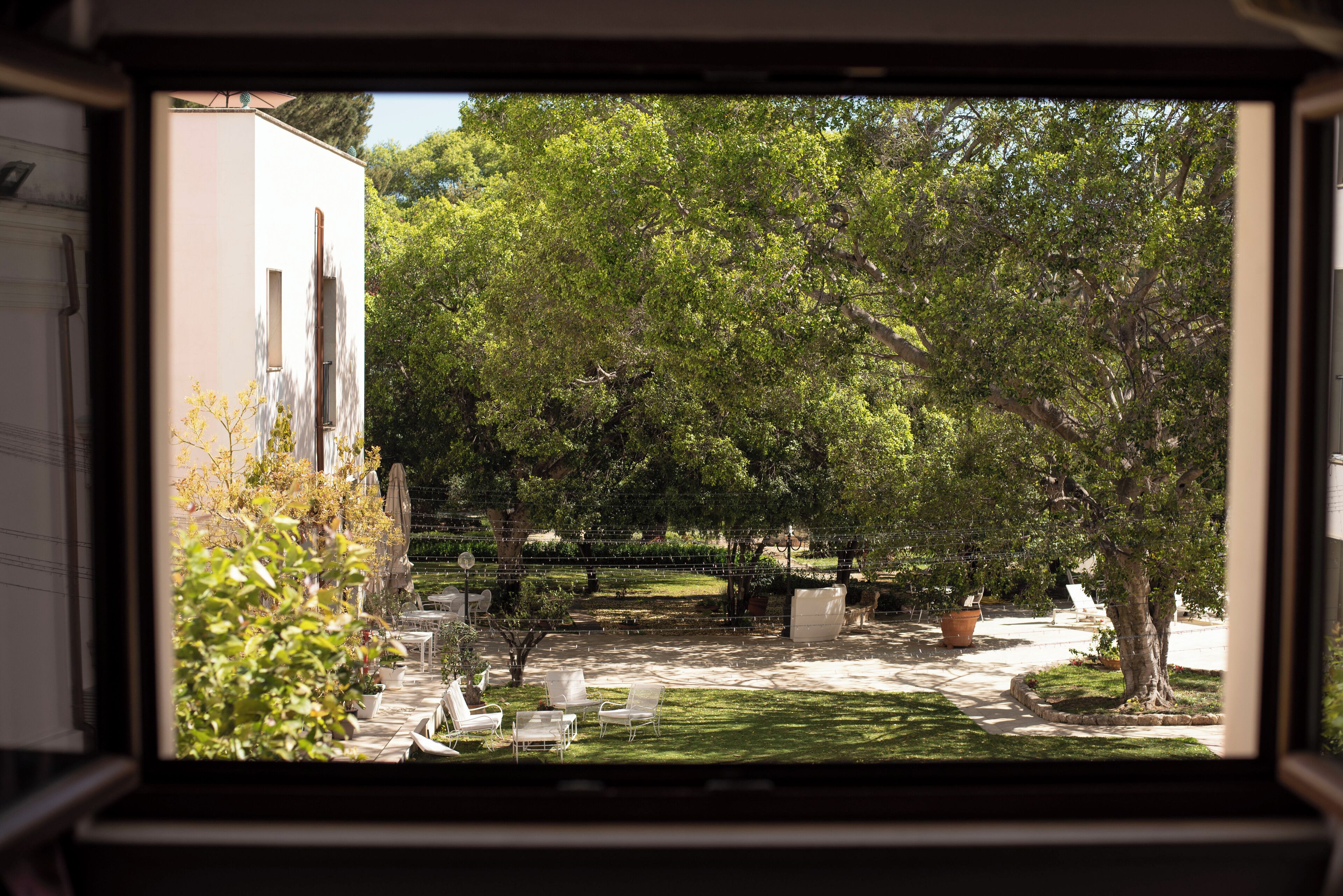 comfort double room, garden view | view from room