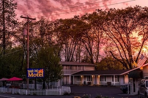 Majoituspaikan julkisivu