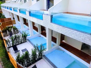 小型客房, 私人游泳池, 一层 | 迷你吧、免费 WiFi、床单