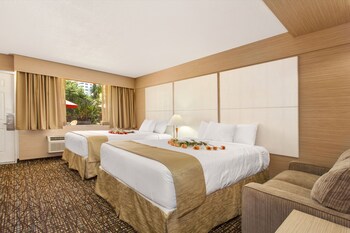 Standard Room, 2 Queen Beds | View from room at Ocean Beach Palace Hotel and Suites