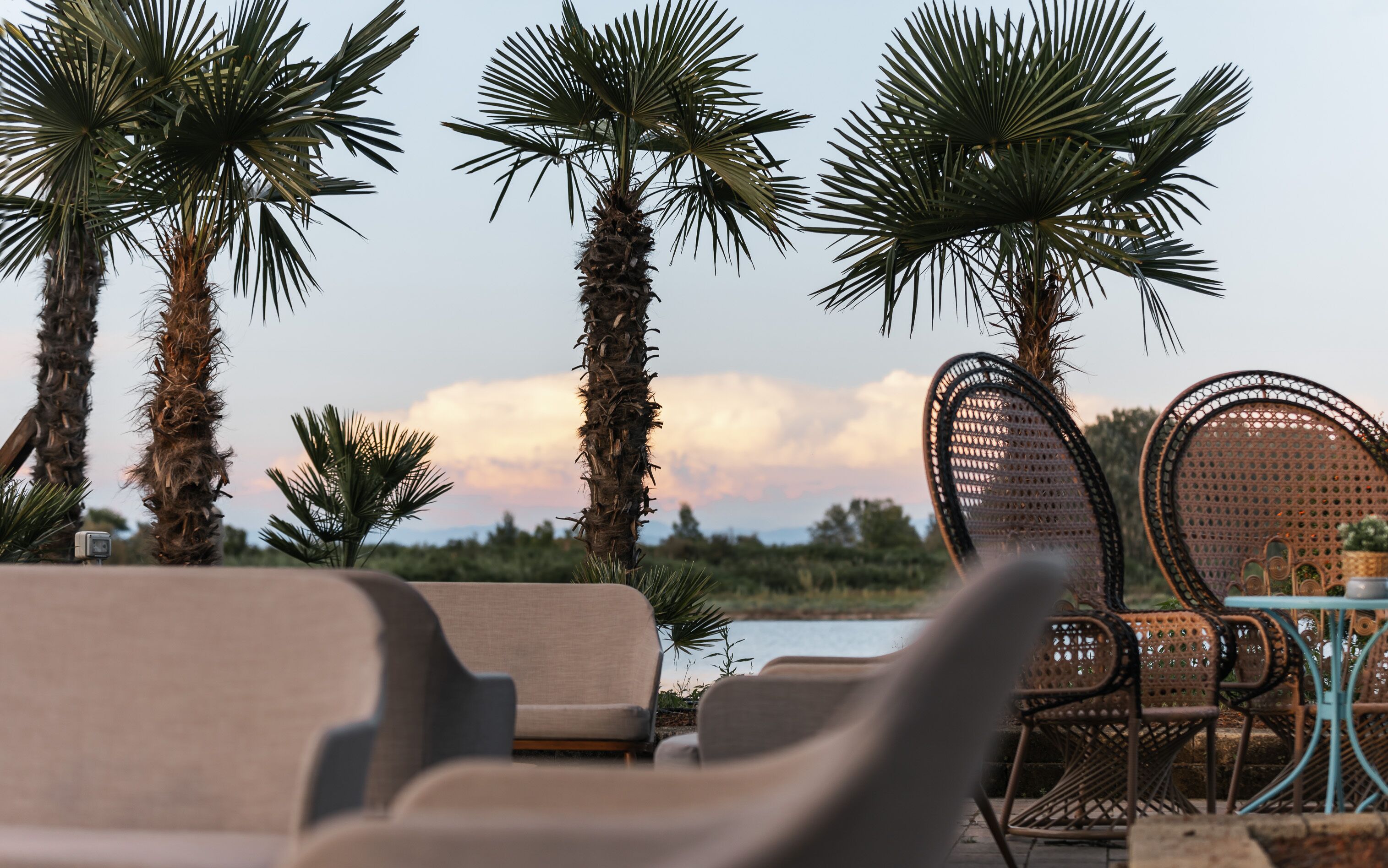 4 bars, bar en bord de piscine, bar de plage