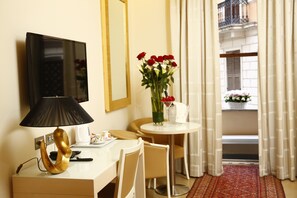 普通套房, 城市景 | 意大利 Frette 床單、高級寢具、羽絨被、特厚豪華床墊