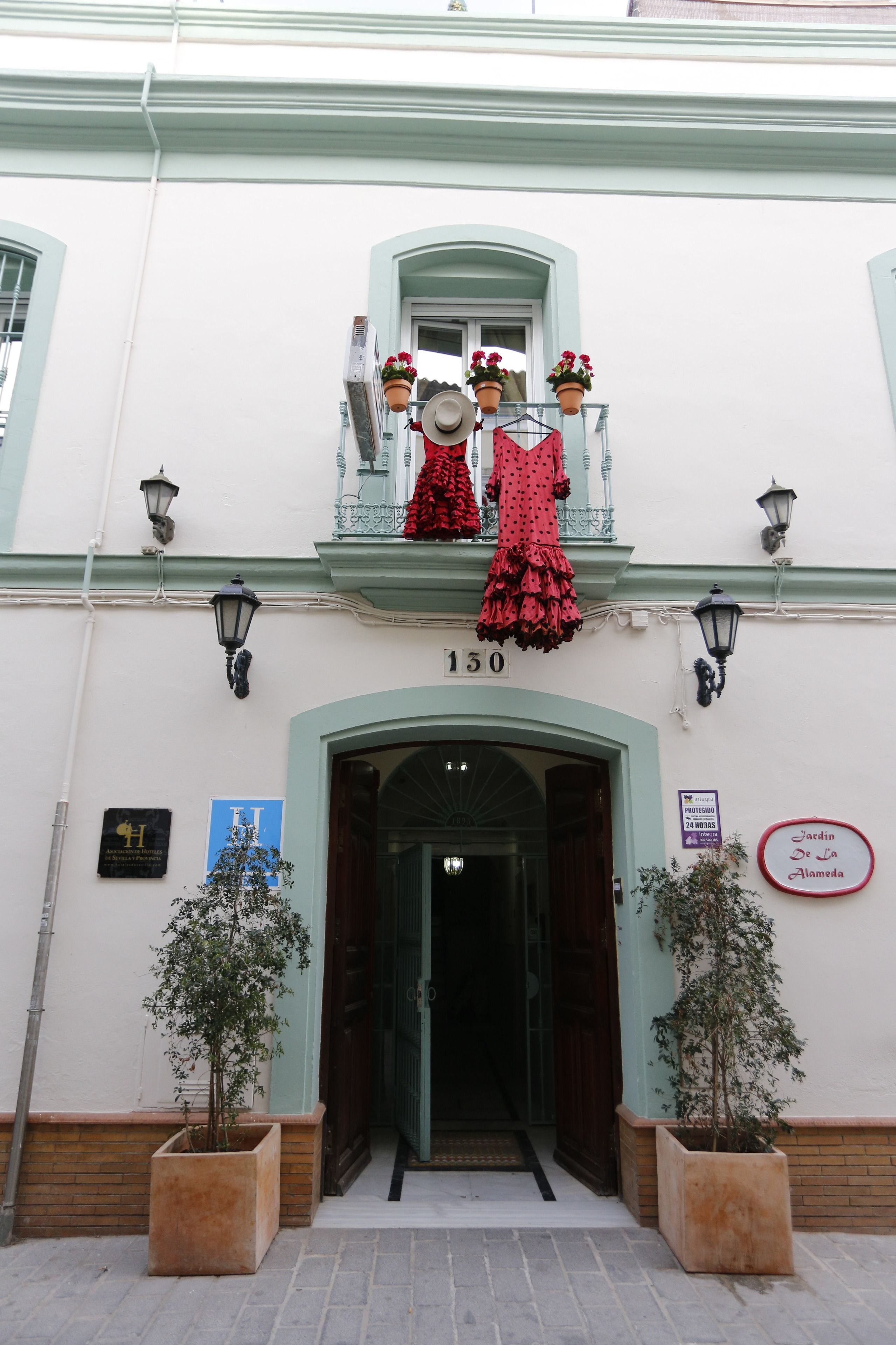 Façana frontal de l'allotjament