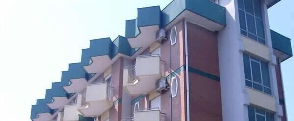 Fassade der Unterkunft