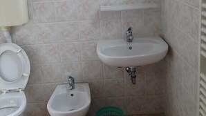 Douche, sèche-cheveux