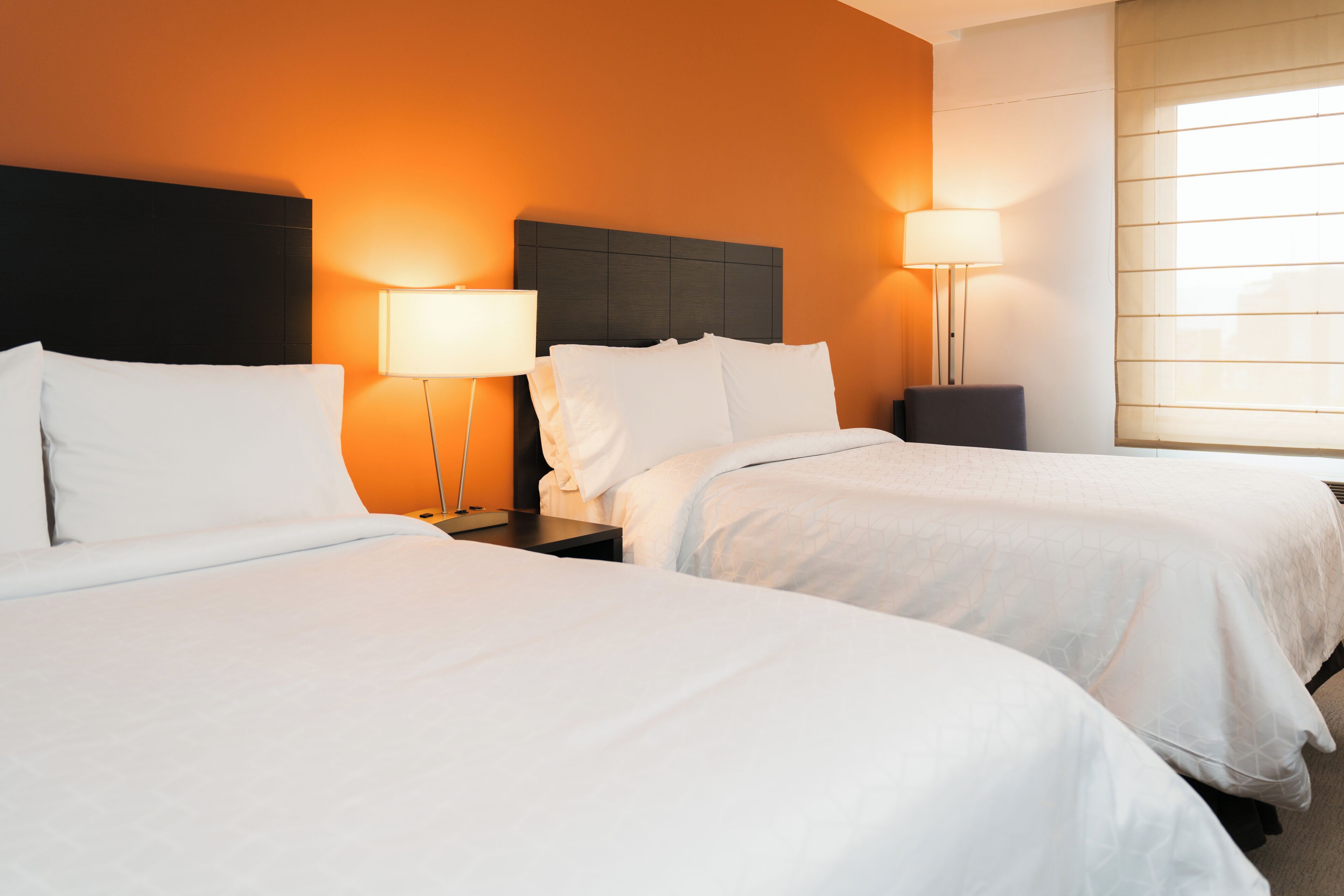 standard room, 2 double beds | premium bedding, in-room safe, desk, laptop workspace