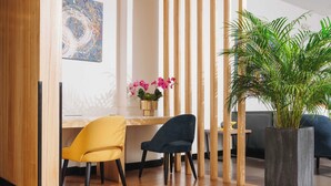 Sitteområde i lobbyen