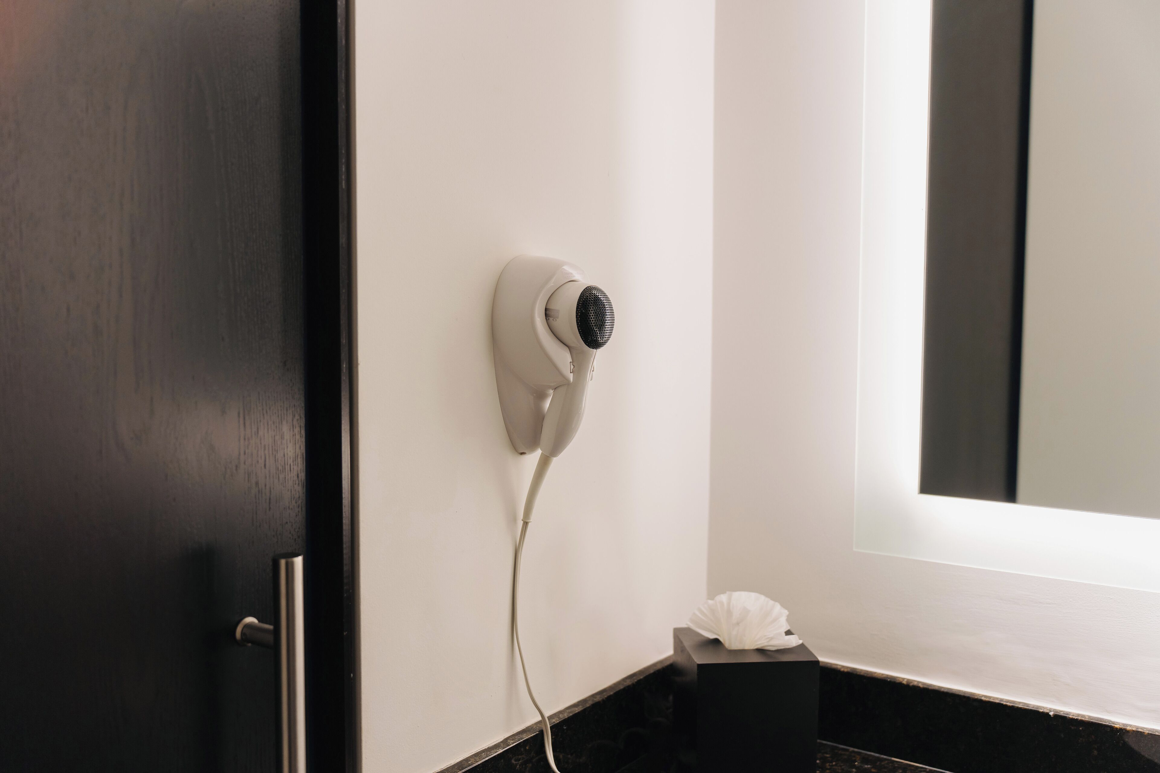 standard room | bathroom | shower, hair dryer, towels