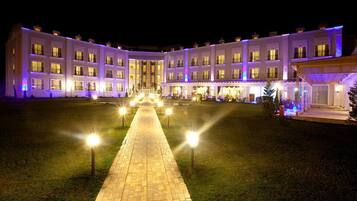 Front of property – evening/night