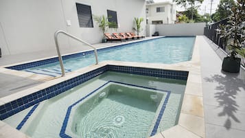 AuĂenpool, LiegestĂŒhle