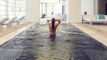 Couples treatment rooms, sauna, steam room, detox wraps, facials