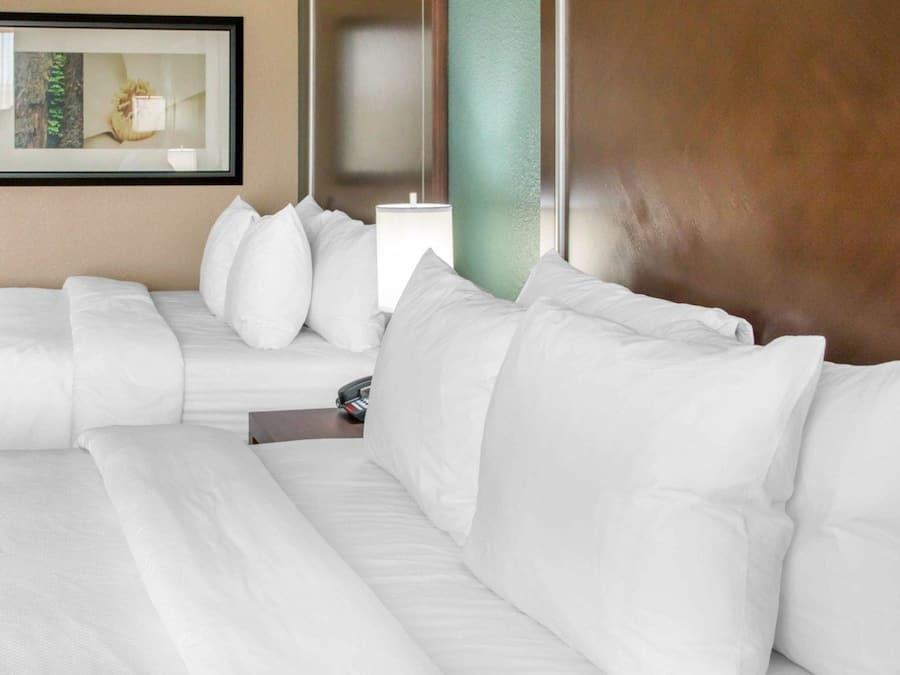 Seprai premium, selimut bulu angsa, dan bantalan ekstra lembut